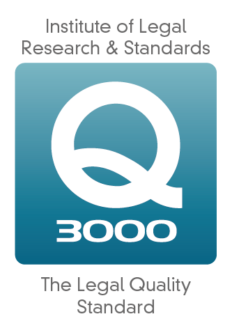 The Q3000 Quality Standard Certificate